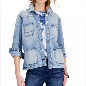 Style & Co Cambridge Chore Jacket, Created for Macy's